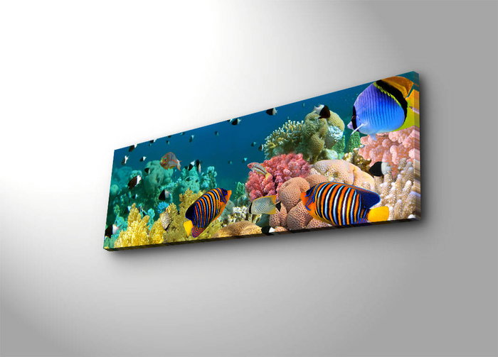 Wallity Lienzo Decorativo Iluminado con LEDs 30x90 cm Multicolor Wallity Lienzo Decorativo Iluminado con LEDs 30x90 cm Multicolor